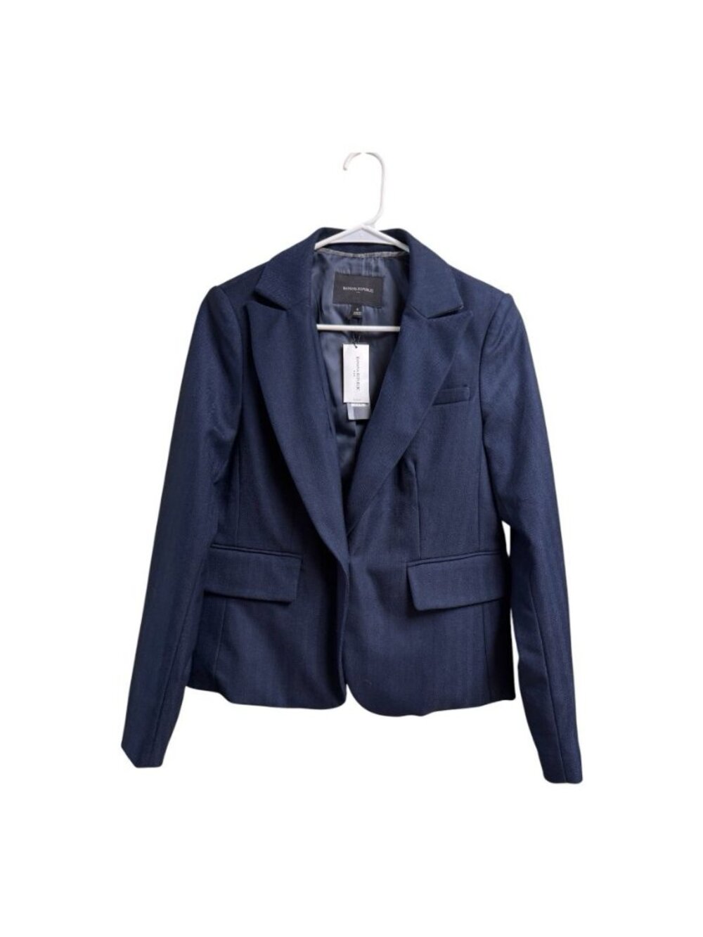 Banana Republic NWT Navy Blue Career Blazer Jacket Size 4 Tailored